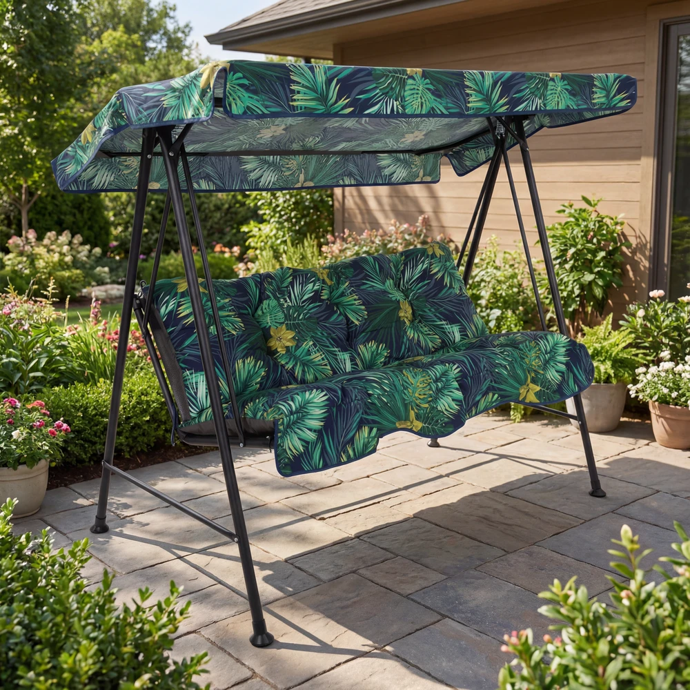 Sūpuoklė PATIO Tora Juodas Edition G051-02IB, 175x95x140 cm