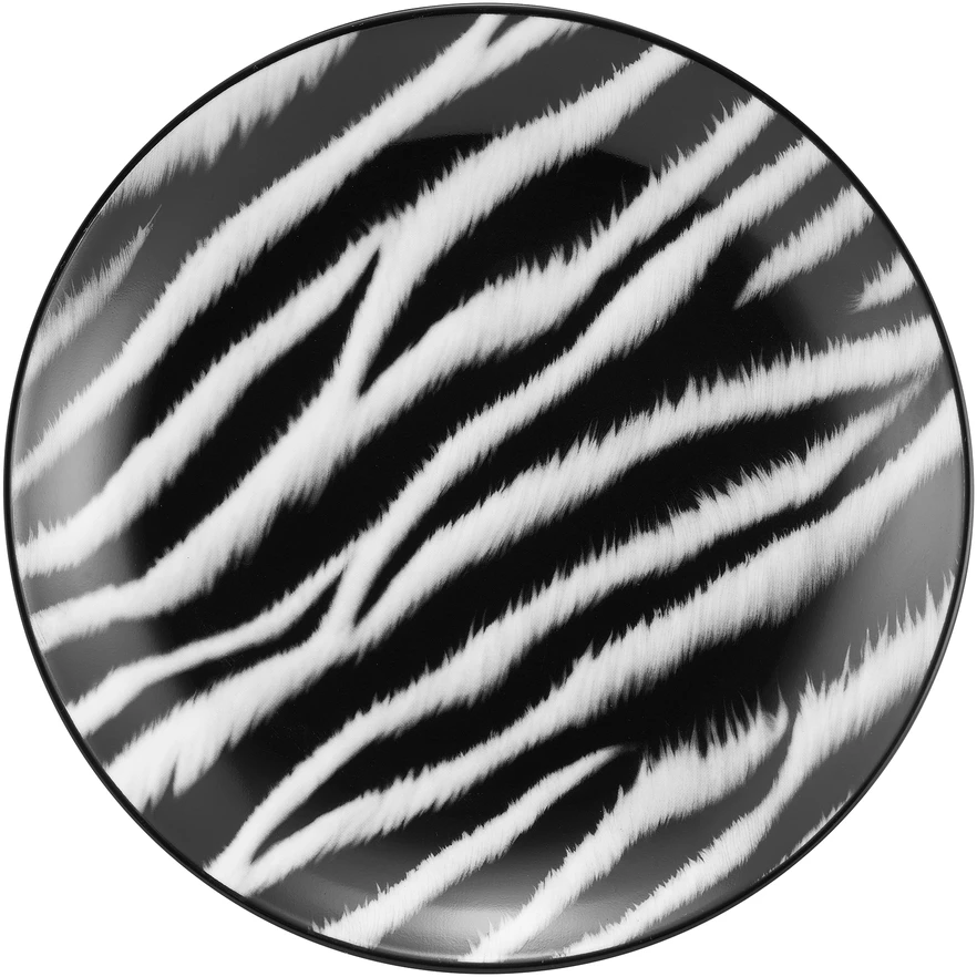 Gyvūnų deserto lėkštė 14,5 cm zebra AMBITION