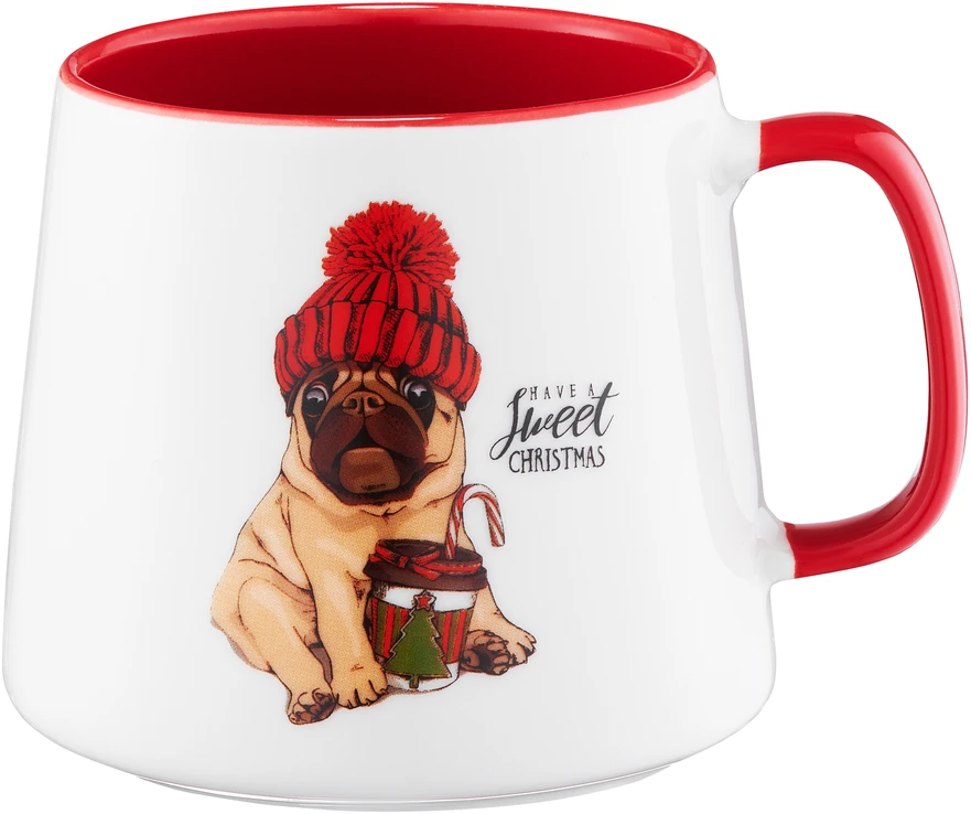 Kalėdinis puodelis „Woofy Hat“ 370 ml AMBITION