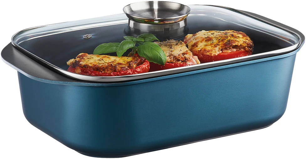 AMBITION AZZURRO Kepimo skarda 40x26 CM 7,5 L DANČIO INDUKCINĖ NELIPA
