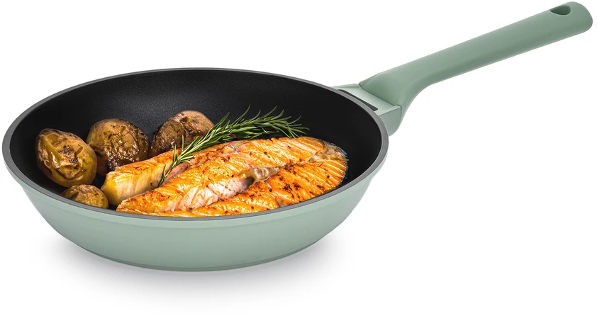 Keptuvė su Qualum Basic Fern danga 24 cm AMBITION
