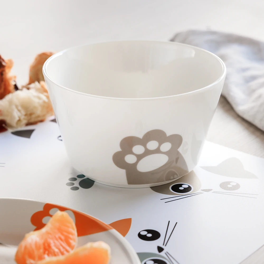 Kitty salotų dubuo 14 cm smėlio spalvos AMBITION