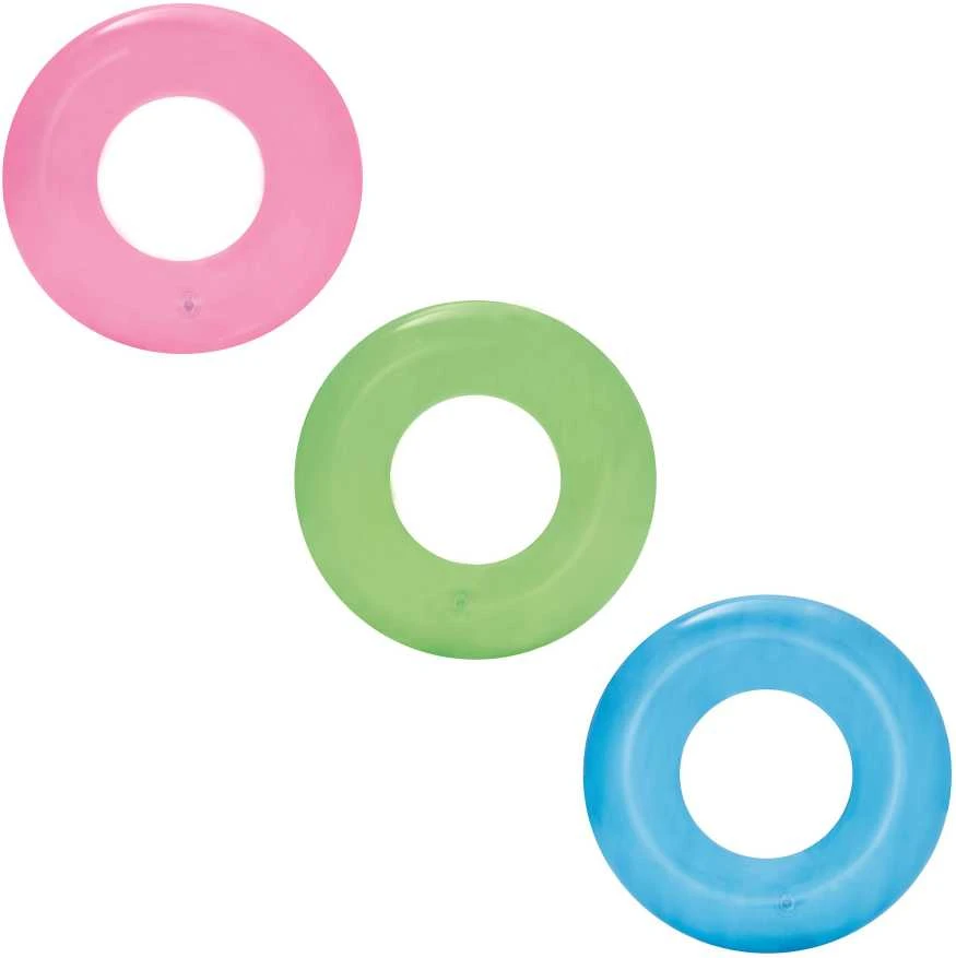 Bestway 36022 plūduriuojantis gaminys baseinui / paplūdimiui Mėlyna, Žalia, Rožinė Plaukimo ratas Monotonas Vinilas