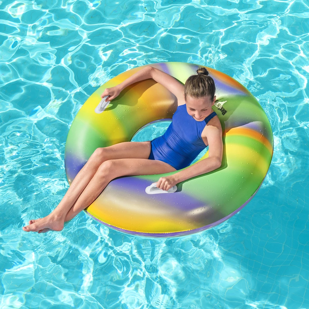 Plaukimo ratas Bestway Rainbow, Ø 119 cm