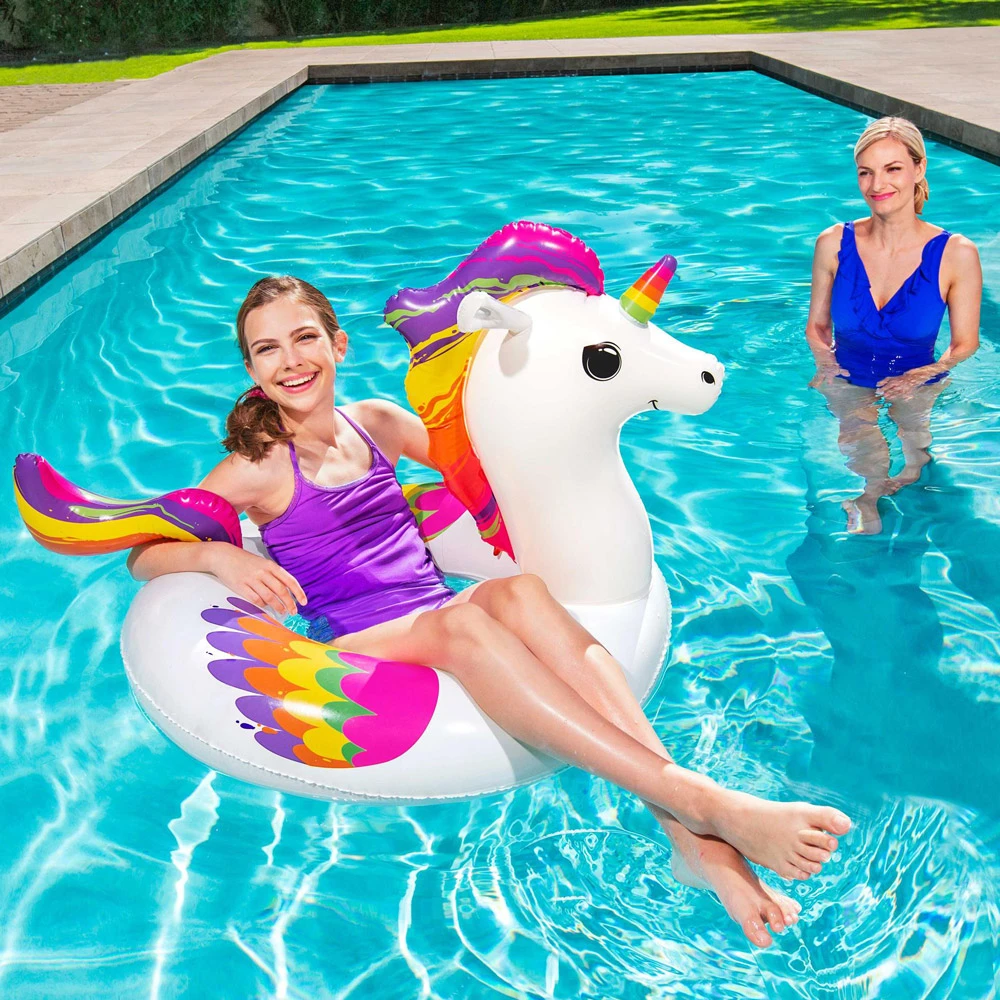 BESTWAY plaukimo ratas Fantasy Unicorn 119cm x 91cm., 36159