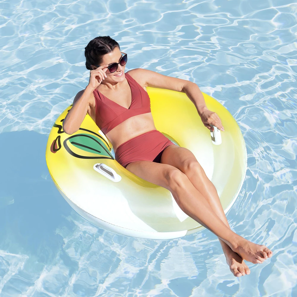 Bestway plaukimo žiedas su rankenomis LEMON 114 CM 36448