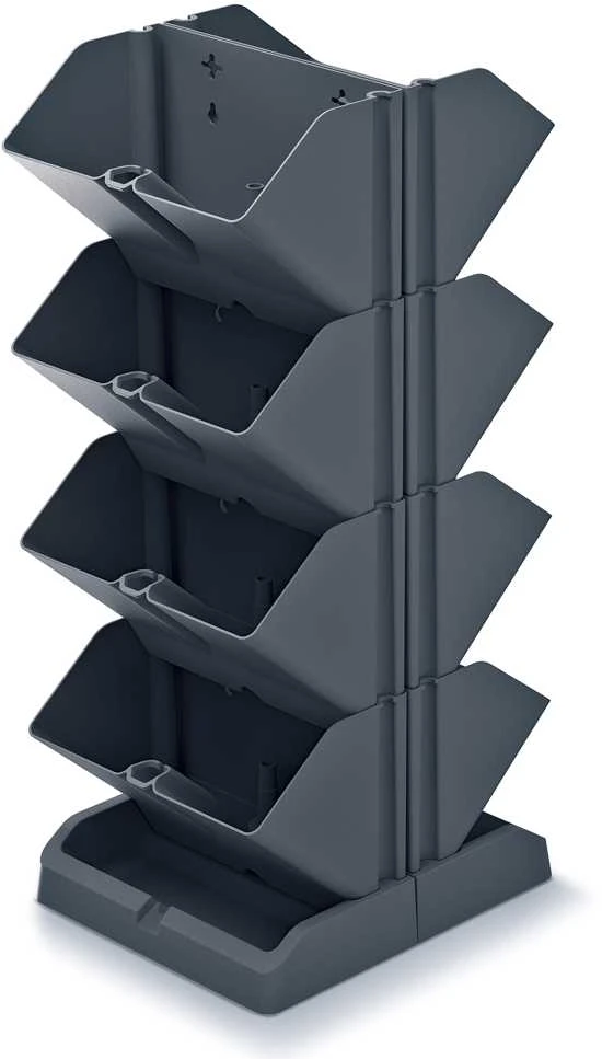 Prosperplast Vertikalus sodo stovas Mini Cascade antracitas