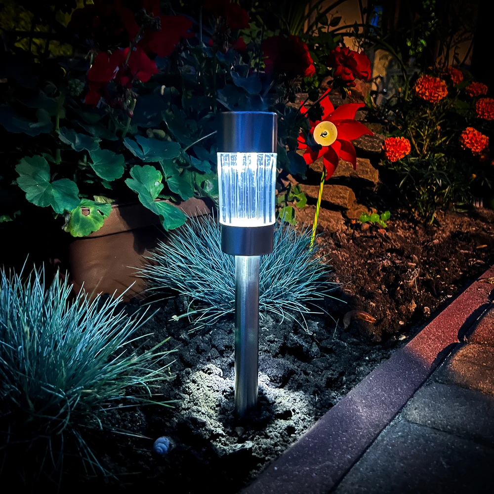 Lampa solarna wbijana 5cm plieninė PATIO