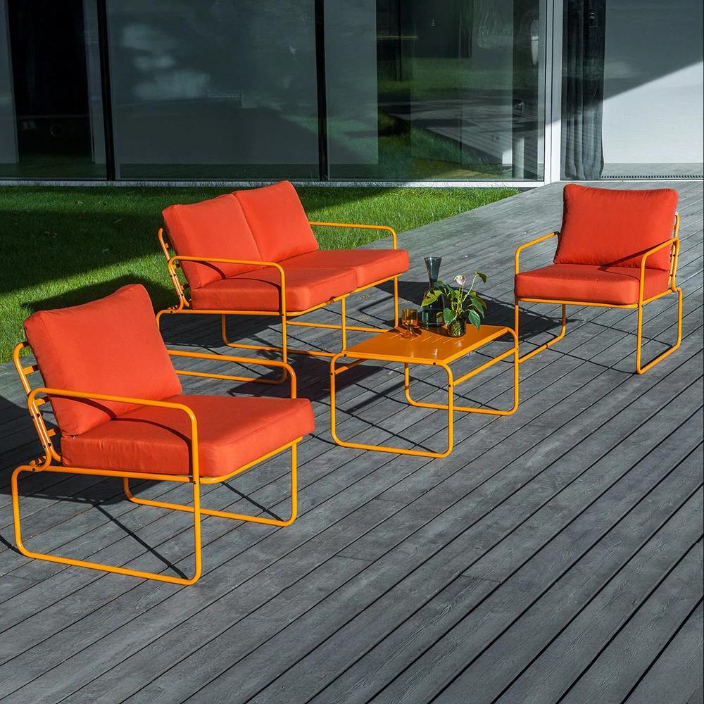Lauko baldų komplektas Sodo baldų komplektas Nefryt D042-33DW PATIO