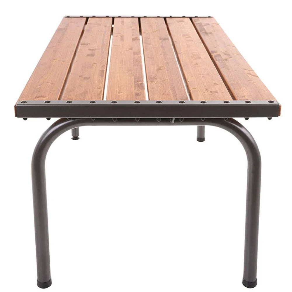 Sodo stalas Patio Park Lux, 151 x 86 cm, rudas