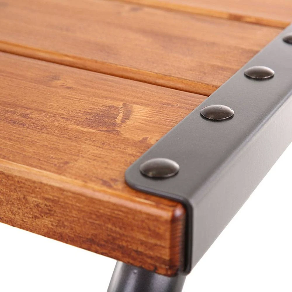 Sodo stalas Patio Park Lux, 151 x 86 cm, rudas