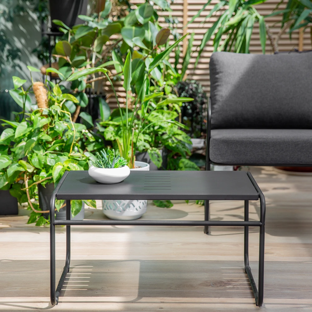 Lauko baldų komplektas Staliukas sodo Nefryt 74 x 55 cm PATIO