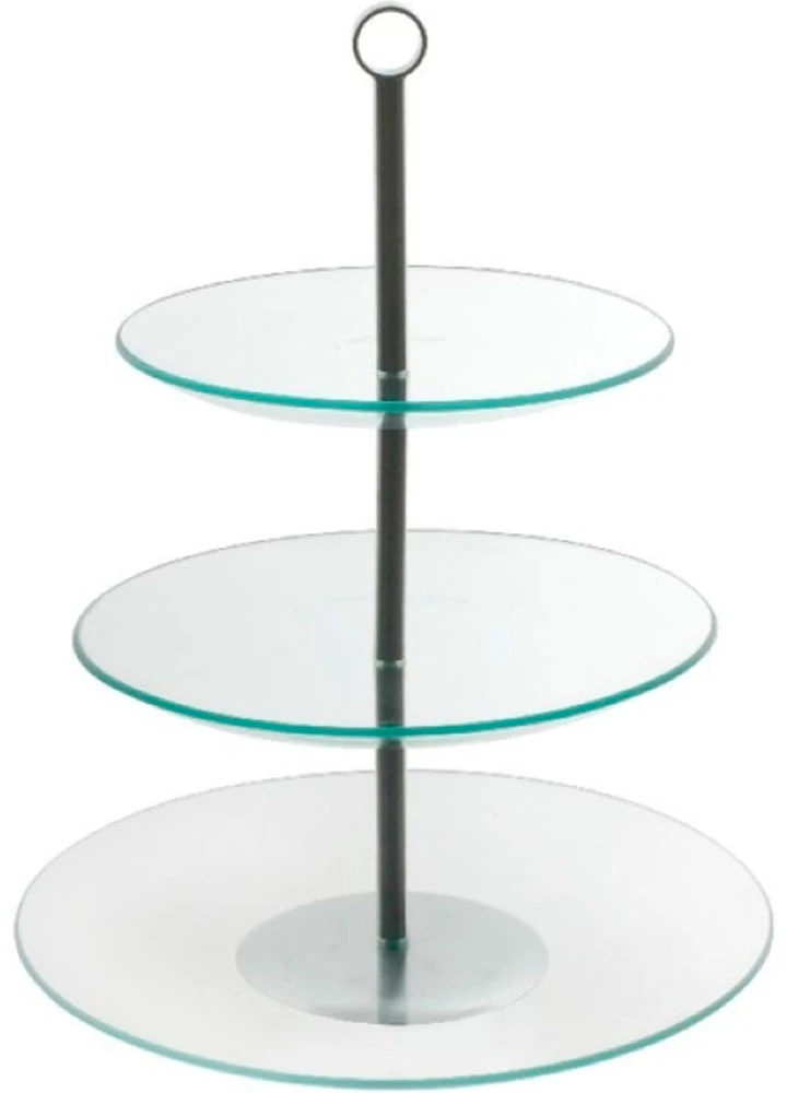 Leila stiklo padėklas, trijų lygių, 30 cm AMBITION