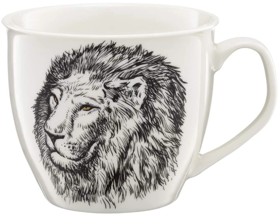 Lion Wild porcelianinis puodelis 550 ml AMBITION