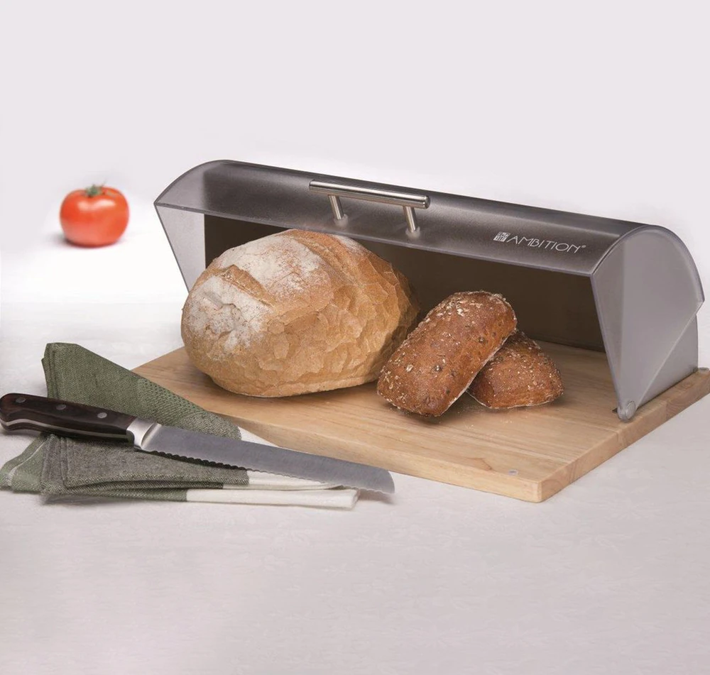 Dajar Bambuko plastiko „Ambition Bread Box“ (68901)