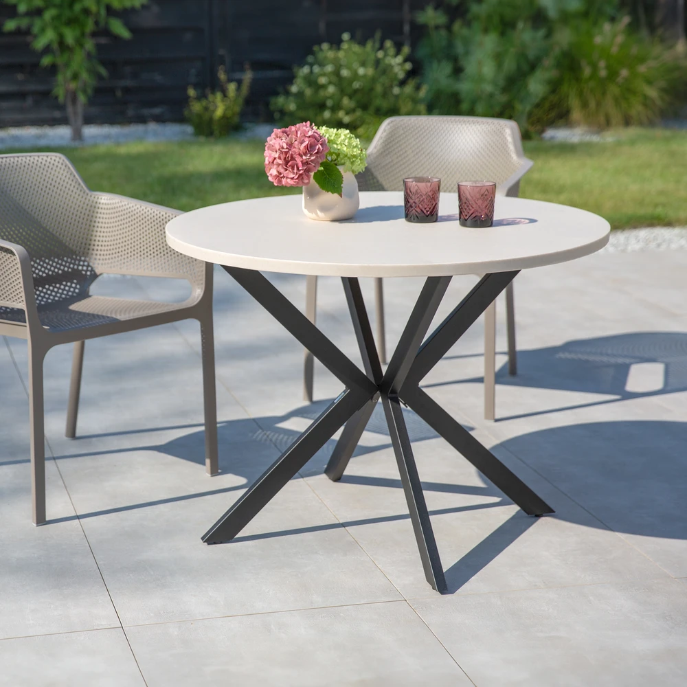 Lukka sodo stalas 100 cm natural PATIO
