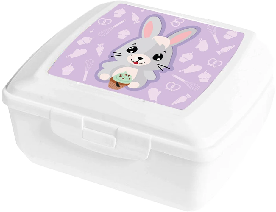 Lunchbox Betty and Bunny 850 ml violetinė AMBITION JUNIOR