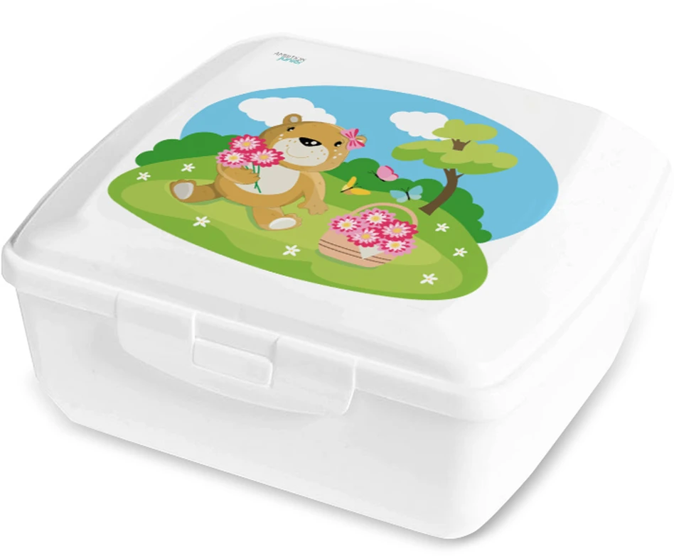 Lunchbox Eddie 850 ml rožinė AMBITION JUNIOR