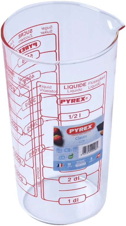 Matavimo puodelis/ąsotis Classic 0,5 l PYREX