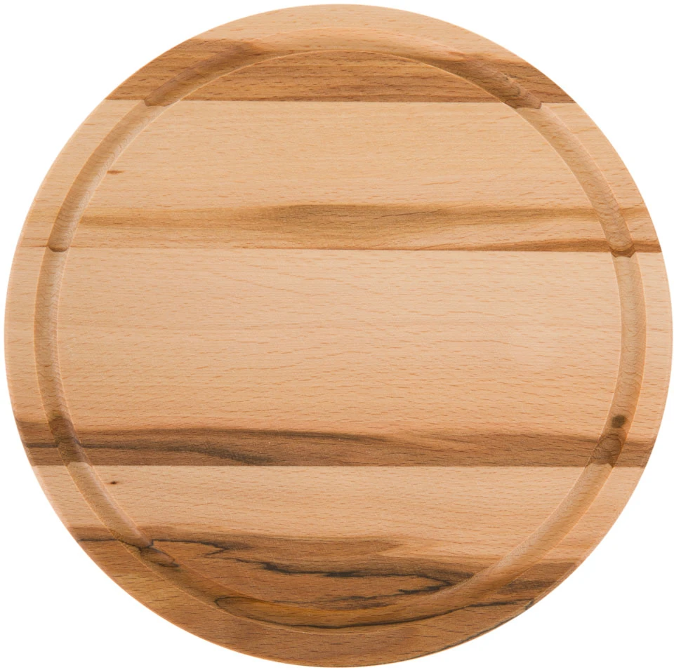 Medinė apvali pjaustymo lenta Woody 24 cm DOMOTTI