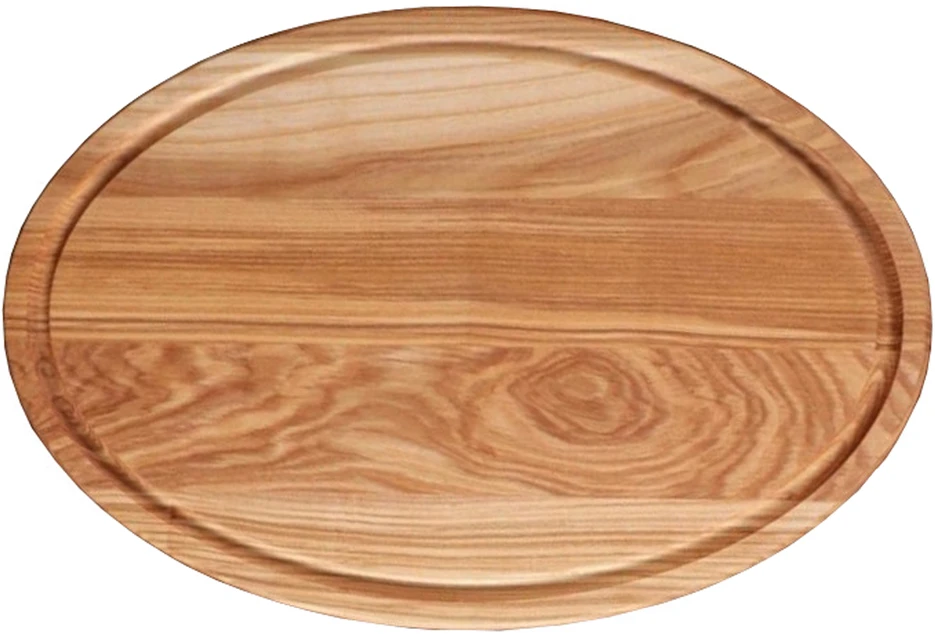 Medinė pjaustymo lenta ovali Woody 36 x 22 cm DOMOTTI