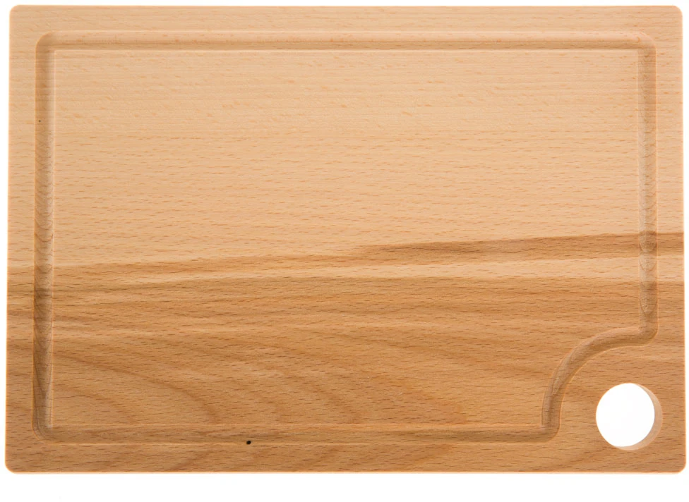 Medinė stačiakampė pjaustymo lenta Woody 26 x 18 cm DOMOTTI