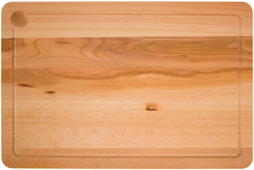 Medinė stačiakampė pjaustymo lenta Woody 45 x 30 cm DOMOTTI