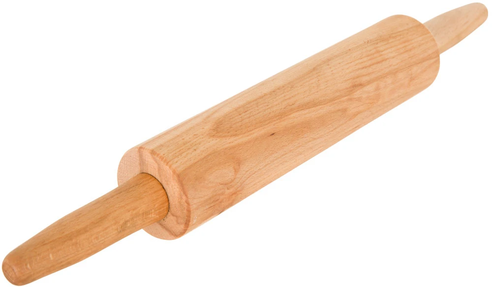 Medinis kilnojamas tešlos volelis 25 cm DOMOTTI