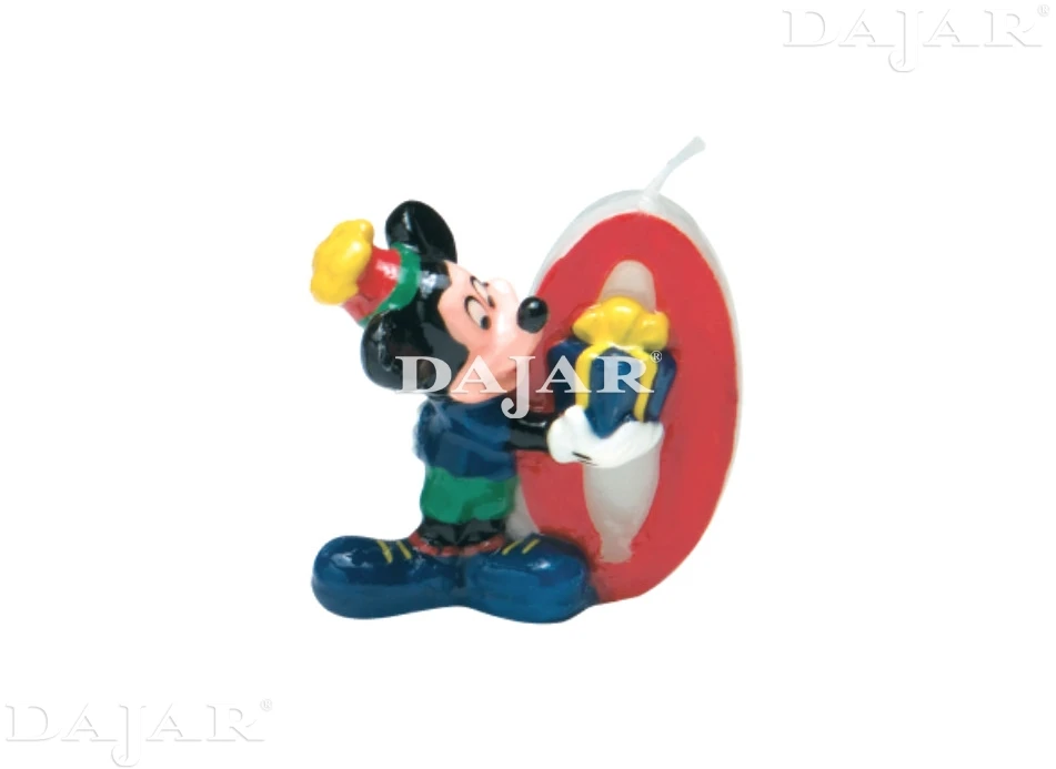 Mickey gimtadienio žvakė 0 DISNEY