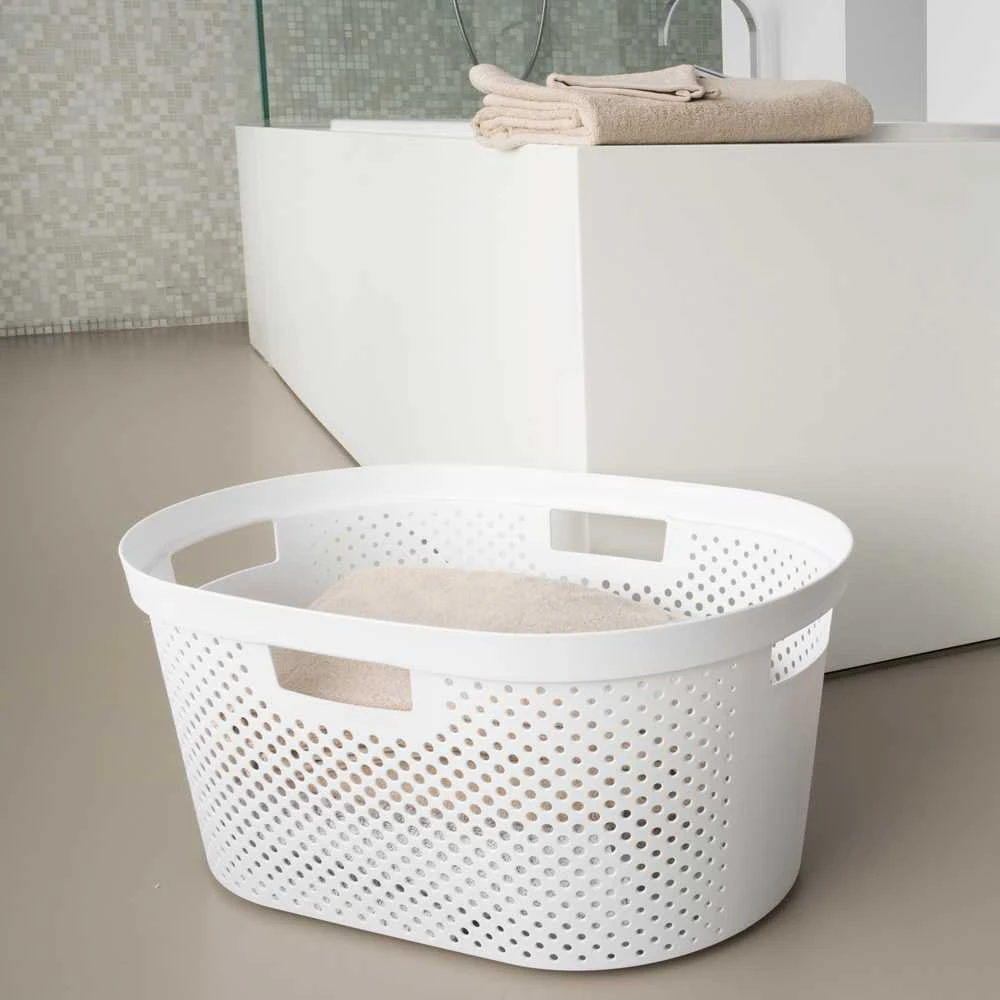 Keter CURVER SKALBINIŲ KREPŠYS INFINITY 40L /Baltas