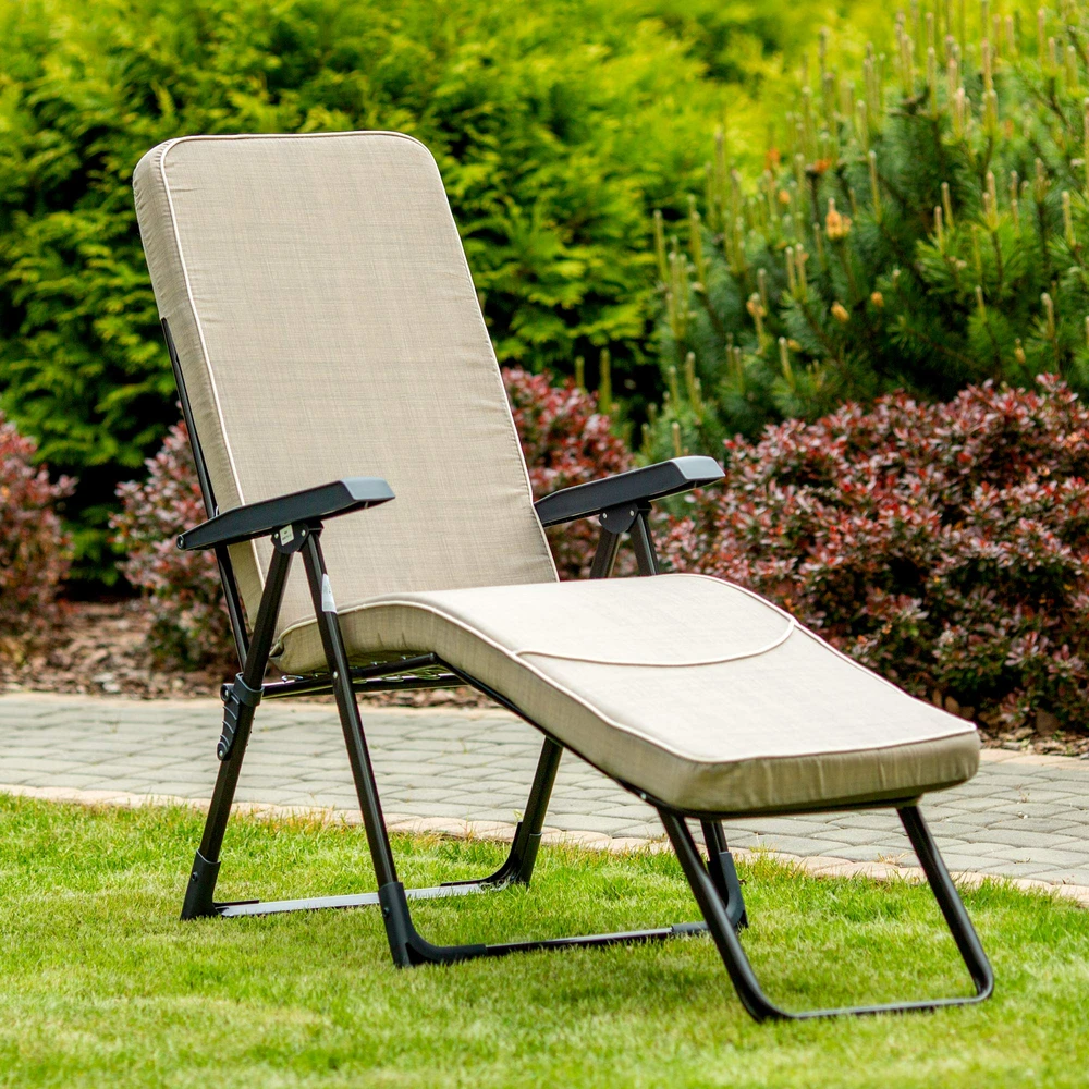 Modena kvadratinis šezlongas H024-04PB PATIO