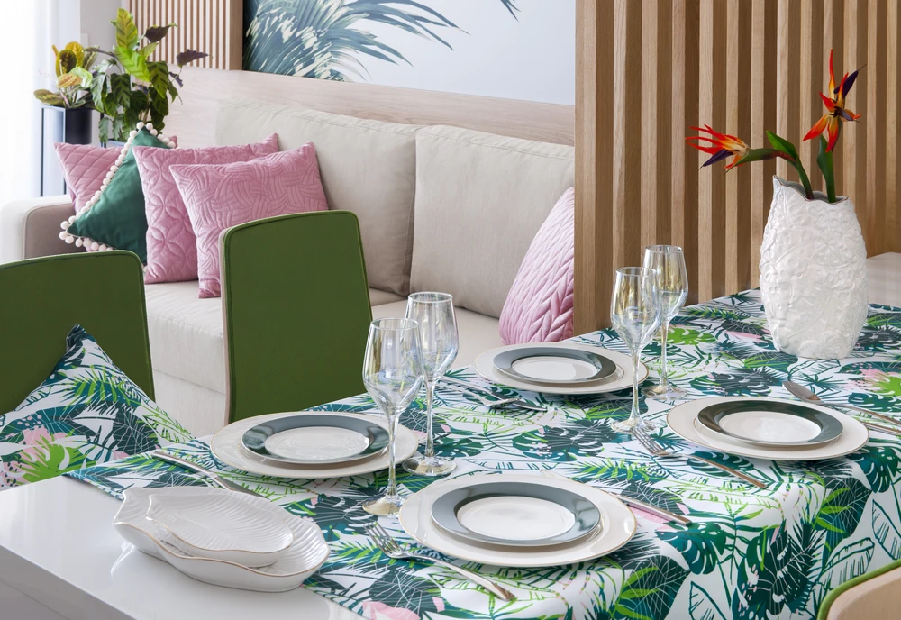 Myhome Dekoratyvinė staltiesė Tropical 130 x 160 cm MANO NAMAI