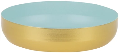 Myhome Dekoratyvinis dubuo Soft Gold Mint 16 x 16 x 3,5 cm MANO NAMAI