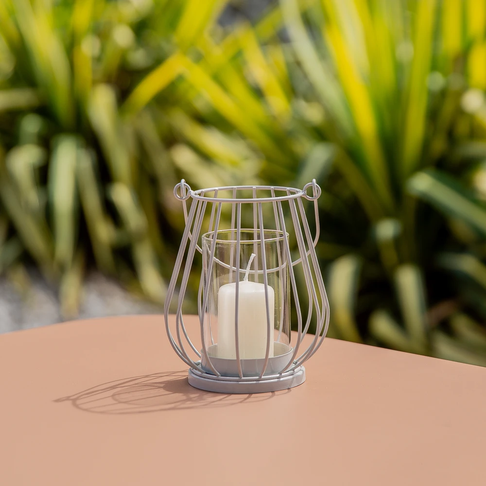 Myhome Lampion Wire Pilkas 11,2 x 11,2 x 13,5 cm MANO NAMAI