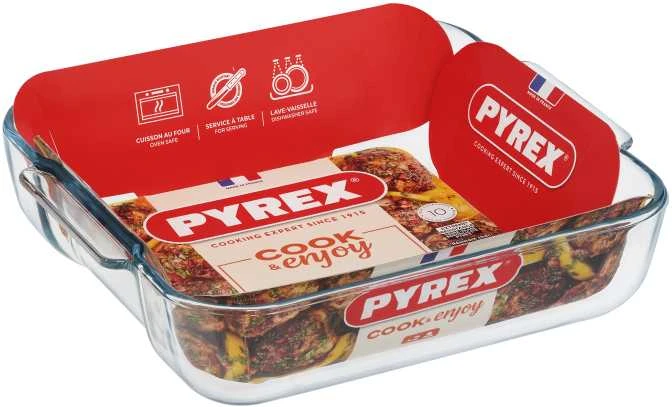 2 l Cook&Enjoy kvadratinis troškinys PYREX