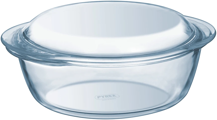 Orkaitėms atsparus indas su dangteliu 4in1 2,1 l apvalus PYREX