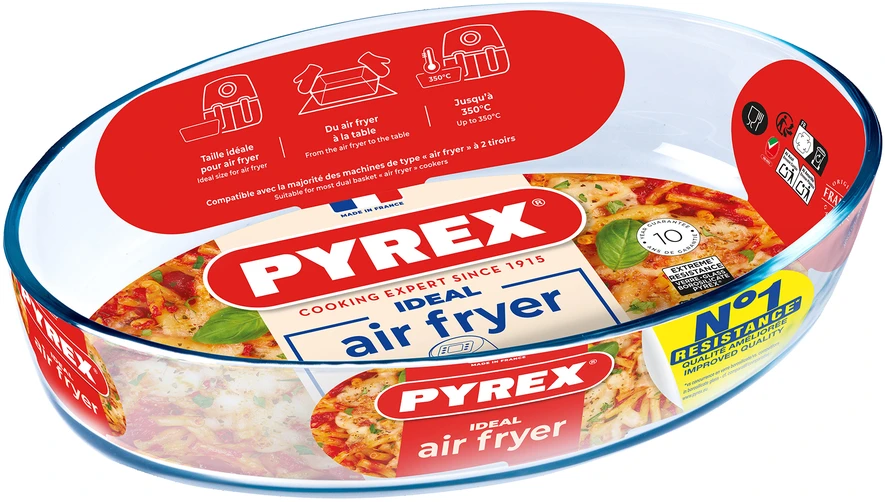 Ovali PYREX oro gruzdintuvė 0,7 l