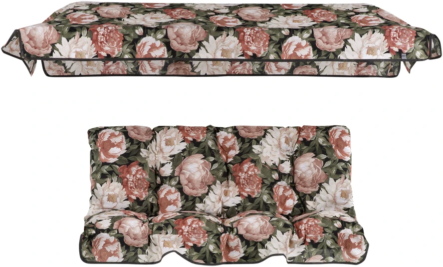 Pagalvėlės su baldakimu sūpynėms 130 cm Luna / Kate A101-23PB PATIO