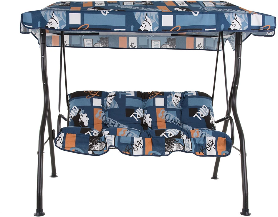 Pagalvėlės su baldakimu sūpynėms 130 cm Luna / Kate F004-01LB PATIO