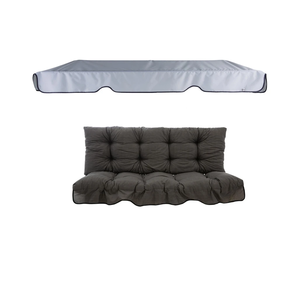 Pagalvėlės su stogeliu sūpynėms 150 cm Piemont H024-07PB PATIO