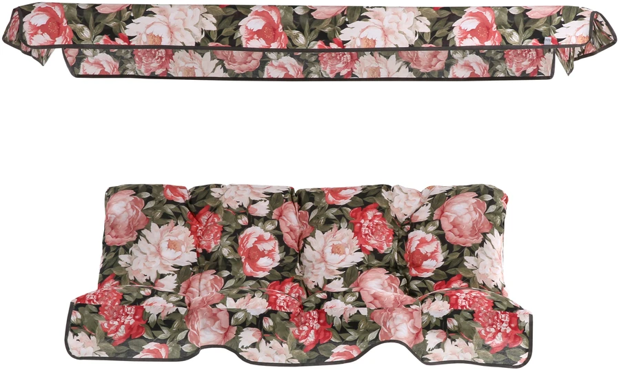 Pagalvėlės sūpynėms 138 cm su baldakimu Tora A101-23PB PATIO
