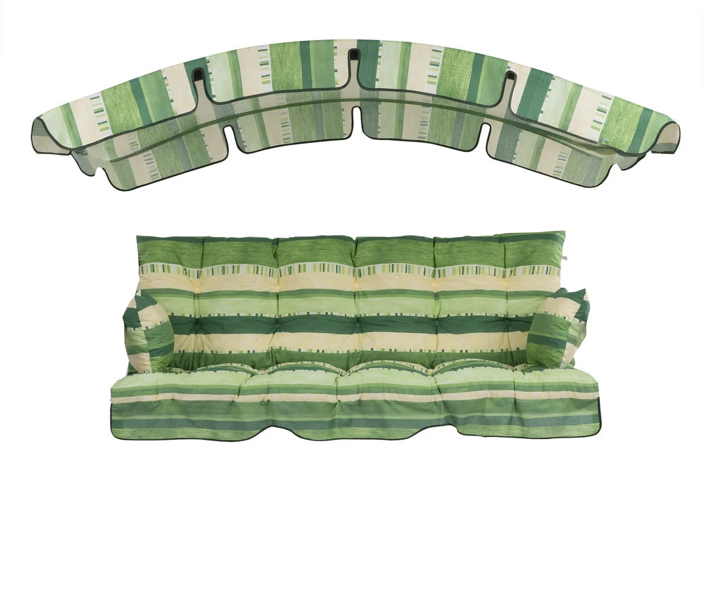 Pagalvėlės sūpynėms 170 cm su stogeliu Ravenna C020-12BB PATIO