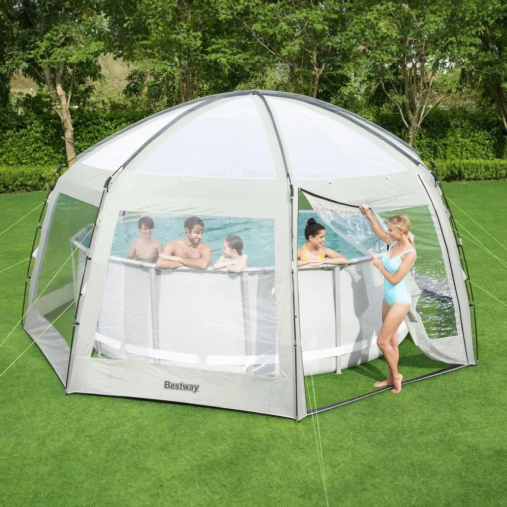Bestway 2 viename BASEINO UŽDENGIMAS - baseino paviljonas ir sodo pavėsinė 58612