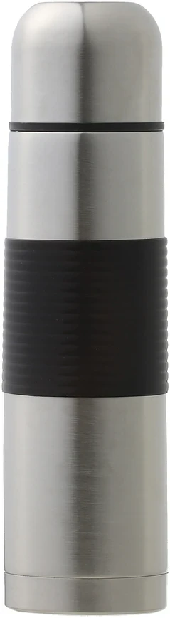 Paparčio nerūdijančio plieno termosas 500 ml juodas AMBITION