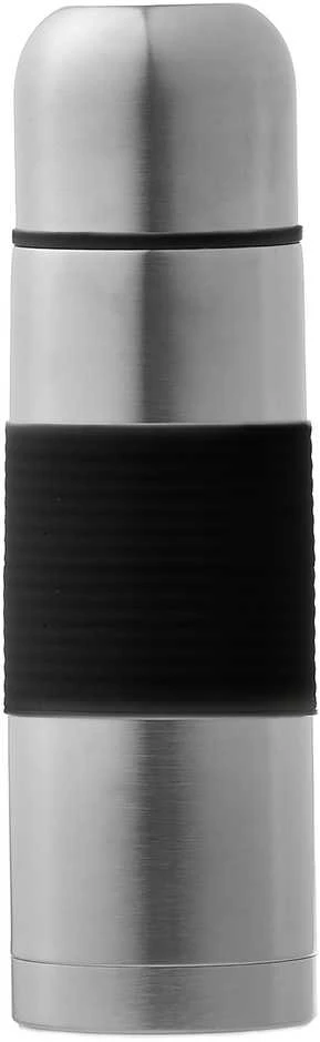 Paparčio nerūdijančio plieno termosas 750 ml juodas AMBITION