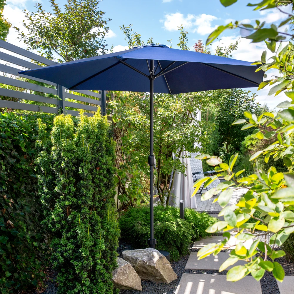Parasol sodo 3 m tamsiai mėlyna / antracito PATIO
