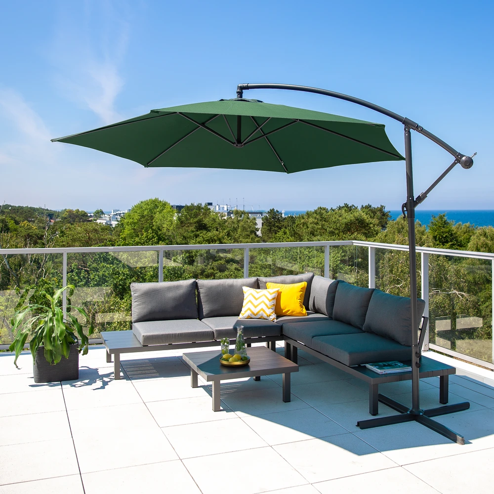 Parasol sodo boczny 3 m žalia PATIO