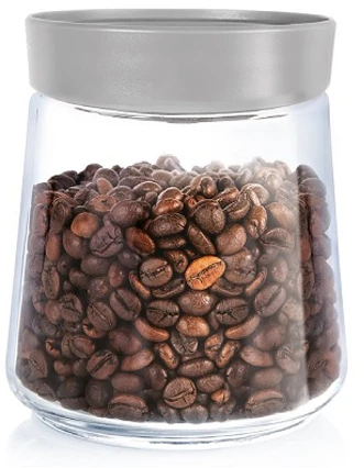 Pasukamas stiklainis su dangteliu 750 ml pilkas LUMINARC