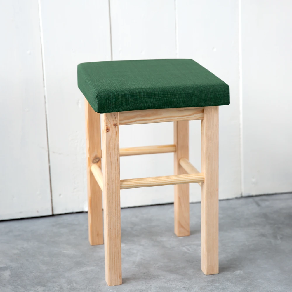 PATIO Kvadratinė kėdės pagalvėlė, 3x30x30 cm, žalios spalvos, H024-32PB