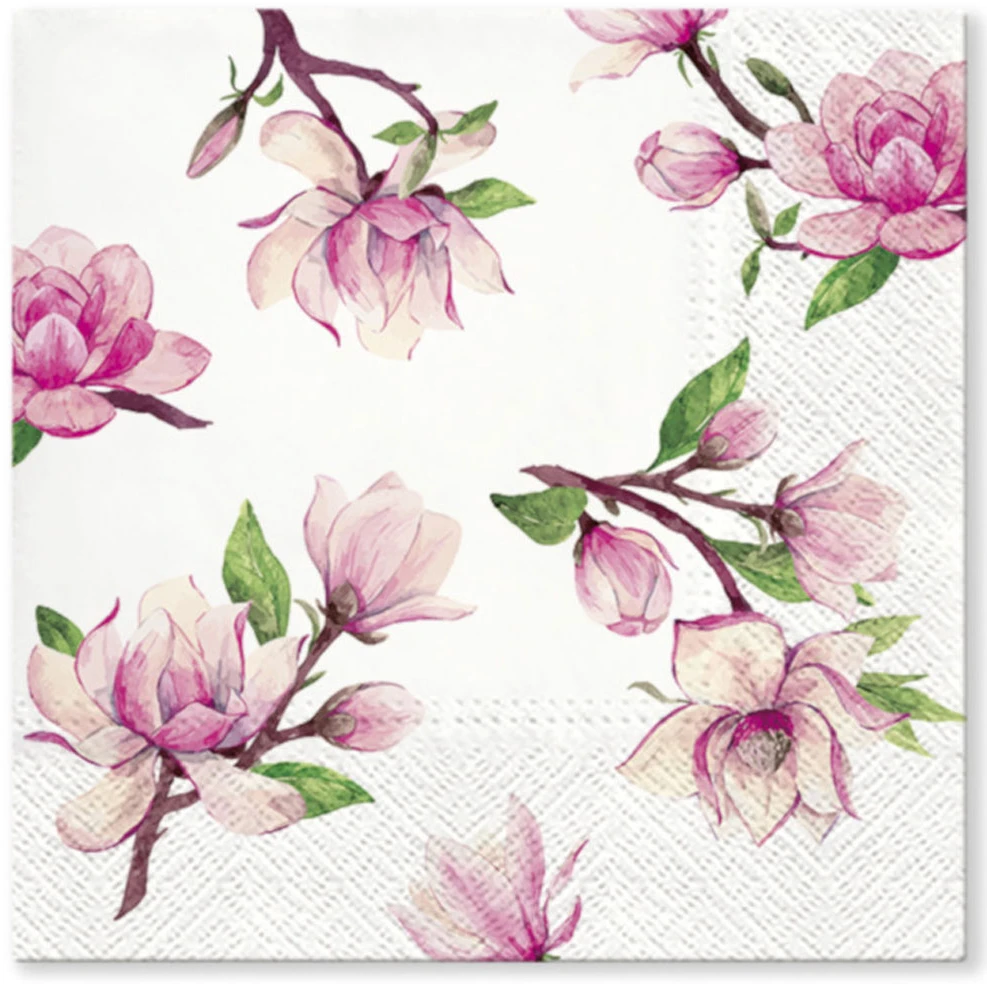 Mondex Paw Magnolijos servetėlės 33 x 33 cm 20 vnt